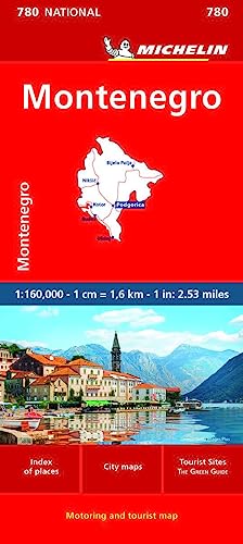 Montenegro: Straßen- Und Tourismuskarte 1:160.000