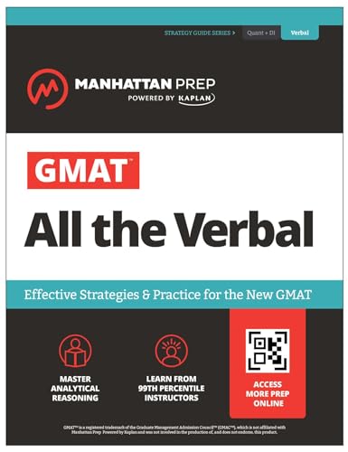 Gmat All The Verbal: Effective Strategies & Practice For The New Gmat + Atlas Online