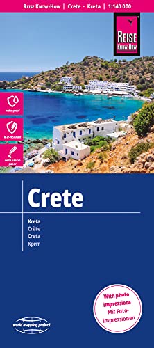 Reise Know-How Landkarte Kreta 1 : 140.000: Reiß- Und Wasserfest (World Mapping Project)