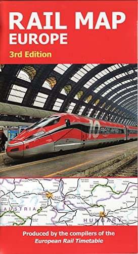 Rail Map Europe: 3Rd Edition: 3Rd Edition, 3Rd Revision