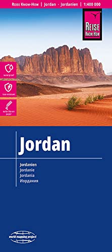 Reise Know-How Landkarte Jordanien (1:400.000): World Mapping Project, Reiß- Und Wasserfest