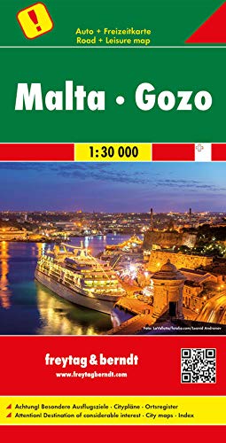 Malta-Gozo 1:30.000: Wegenkaart 1:30 000: Ak 9306