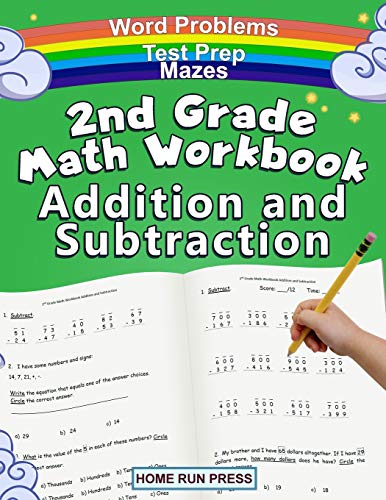 2Nd Grade Math Workbook Addition And Subtraction: Second Grade Workbook, Timed Tests, Ages 4 To 8 Years