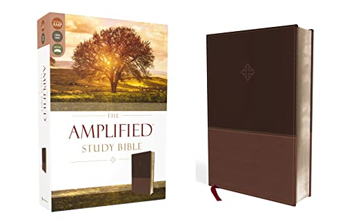 The Amplified Study Bible: Brown Leathersoft
