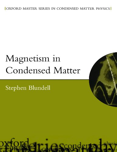 Magnetism In Condensed Matter