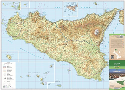 Sicilia. Carta Stradale Della Regione 1:325.000 (Cm 96X69)