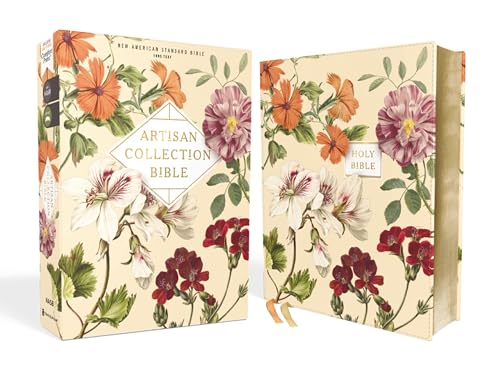 Nasb, Artisan Collection Bible, Leathersoft, Almond Floral, Red Letter, 1995 Text, Comfort Print: New American Standard Bible, Almond Floral, ... Red