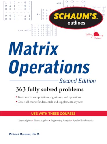 Schaum'S Outline Of Matrix Operations