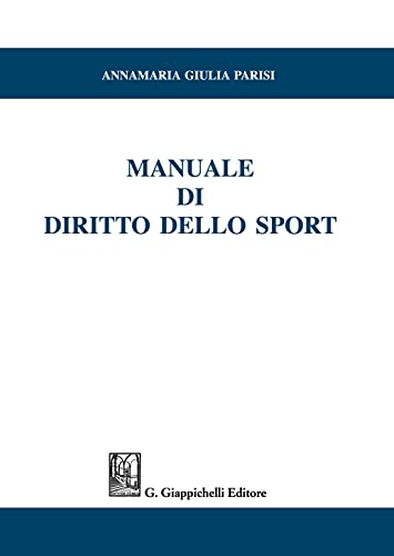 Manuale Di Diritto Dello Sport