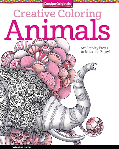 Animals Adult Coloring Book: Art Activity Pages To Relax And Enjoy!