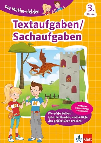 Die Mathe-Helden Textaufgaben 3. Klasse: Mathematik In Der Grundschule Mit Stickern