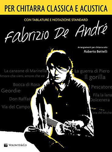 Fabrizio De André Per Chitarra Classica/Acustica. Spartito