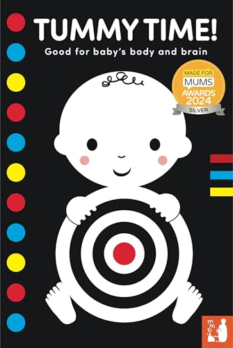 Tummy Time: A High-Contrast Fold-Out Book With Mirror For Babies (Uk Edition)