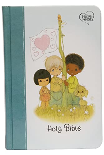 Precious Moments Small Hands Bible: New King James Version, Teal, Comfort Print