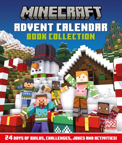 Minecraft Advent Calendar: Book Collection: An Official Minecraft Illustrated Children’S Christmas Advent Calendar – Perfect For Kids Aged 6, 7, 8, 9,