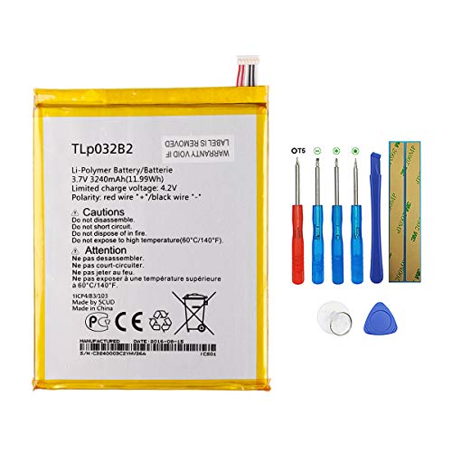 Swark Tlp032B2 - Batteria Di Ricambio Compatibile Con Alcatel One Touch Pixi 8 Pixi 3 8.0 3G Wifi Con Attrezzi