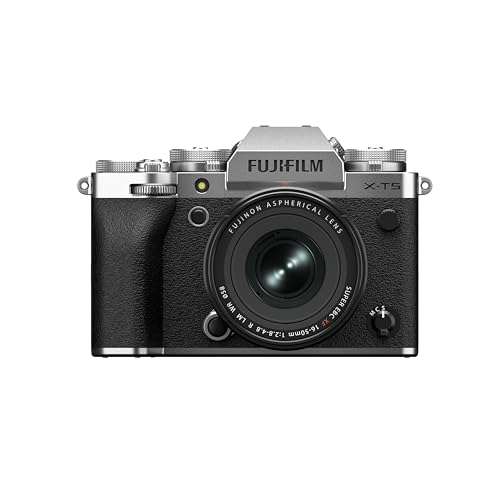 Fujifilm X-T5 Fotocamera Digitale Mirrorless 40Mp (Pixel Shift Multi Shot 160Mp) Kit Xf16-50Mmf2.8-4.8, Sensore X-Trans Cmos 5 Hr, Ibis, Filmati 6.2K