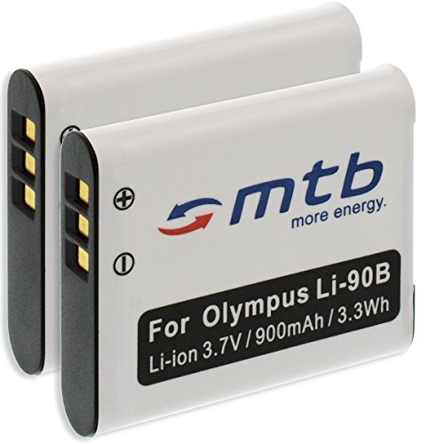 2 Batterie Compatibili Con Ricoh Db-110 Db110 Per Ricoh Gr Iii/Ricoh Wg-6 / Ricoh G900, G900Se [Li-Ion / 900Mah / 3.7V ]