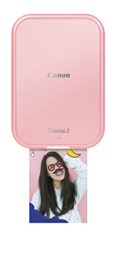 Canon Zoemini 2 Kit Per Stampa Fotografie: Scatta E Crea Ovunque - Stampante Fotografica Portatile Compatta - Bluetooth 5.0 - Ricarica Rapida Via Usb-