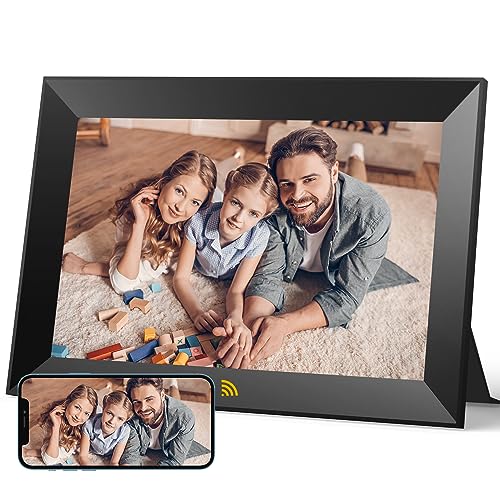 Kodak Cornice Digitale Wifi 10.1 Pollici, Ips Touch Screen, Condividi Foto E Video Tramite E-Mail E App, Portafoto Digitale Con Auto-Rotazione, Calend