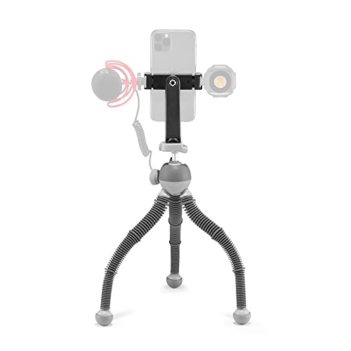 Joby Podzilla Large Kit, Treppiede Flessibile E Attacco Griptight 360 Phone, Dai Creatori Del Gorillapod, Treppiede Per Smartphone, Action Cam, Fotoca