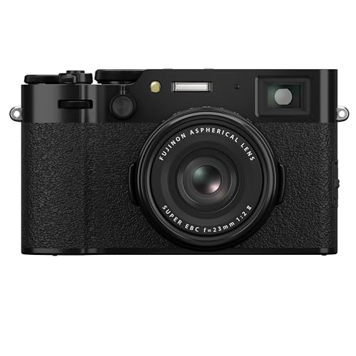 Fujifilm X100Vi Fotocamera Digitale Compatta 40Mp, Sensore X-Trans Cmos 5 Hr, Ibis, Obbiettivo 23Mmf2, Filmati 6.2K 30P, Mirino Ibrido, Schermo Lcd 3"