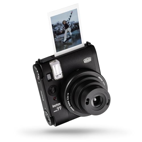 Fujifilm Instax Mini 99 – Fotocamera Istantanea Analogica Premium, Doppio Pulsante Di Scatto, Controllo Dell’Esposizione E Del Flash, 6 Effetti Colore