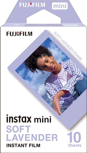 Instax Instant Mini Film 10 Shot, Soft Lavender