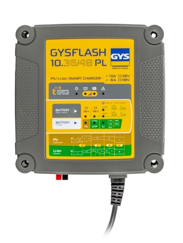 Gys Gysflash 10.36/48 Pl 027060 - Caricatore Automatico, 36 V, 48 V