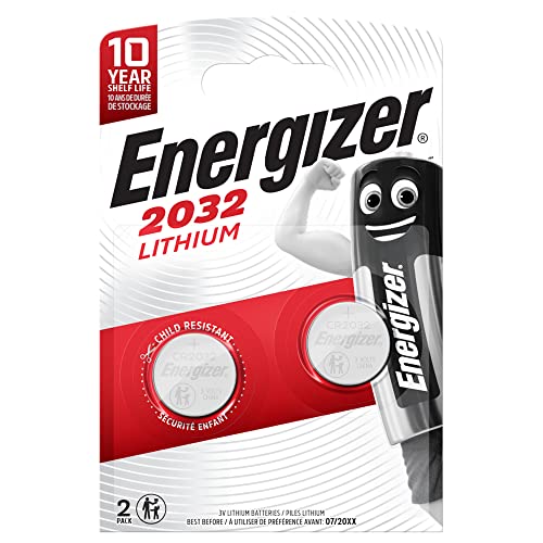 Energizer Cr2032 Batterie Al Litio Per Piccoli Apparecchi Elettronici 5004Lc 240Mah 3V Ref 628747 [Pacco Doppio]
