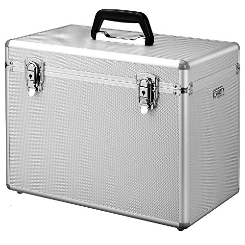 Hakuba Caso Duro Scatola Ac02 Caso Di Alluminio Ll 26L Grande Capienza Unico Grande Fotocamera Reflex Con Tracolla Stoccaggio Argento Alc-Ac02-Ll