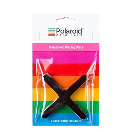 Polaroid Originals 4742 Magnete A Quattro Punte Con Retro In Carta Adesiva, Nero