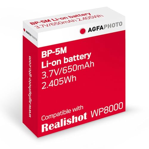 Batteria Li-On Bl-5B - 3,7 V/650 Mah 2,405 Wh - Per Compact Agfa Photo Dc8200