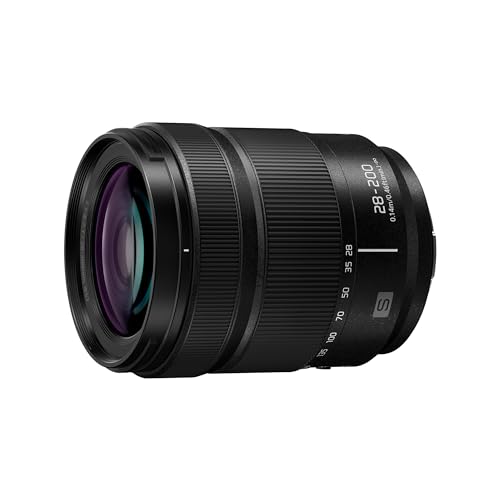 Panasonic Lumix S-R28200E 28-200 Mm F4.0-7.1 Macro Ois, Obiettivo Per Fotocamera Full Frame, Zoom Ampio E Lungo, Dual Is 2, Resistente A Polvere/Schiz