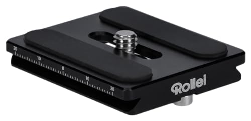 Rollei Piastra A Sgancio Rapido Per Easy Traveler Video/Video Xl – Adattabile, Compatibile Con Arca-Swiss, Veloce E Leggero