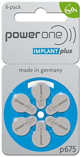 Varta Powerone Implant Plus Per Impianti Cocleari Modello P675 Colore Blu