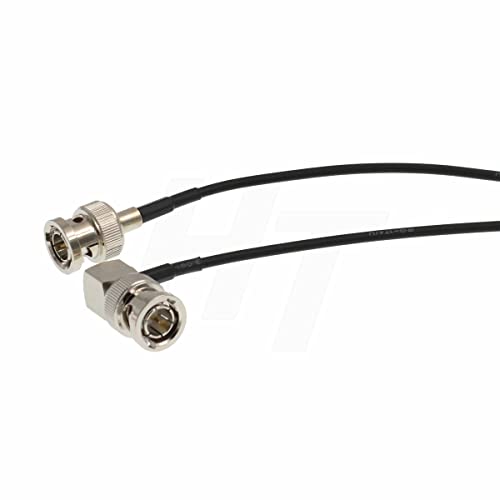 Cavo Coassiale Bnc Bnc Bnc Ad Angolo Retto Del Segnale Video Hd Sdi 75Ohm (60Cm)