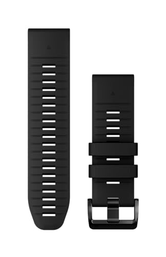 Cinturino Originale Garmin, 26Mm, Quickfit, Silicone, Black (Stile Garmin Epix 2 Pro)