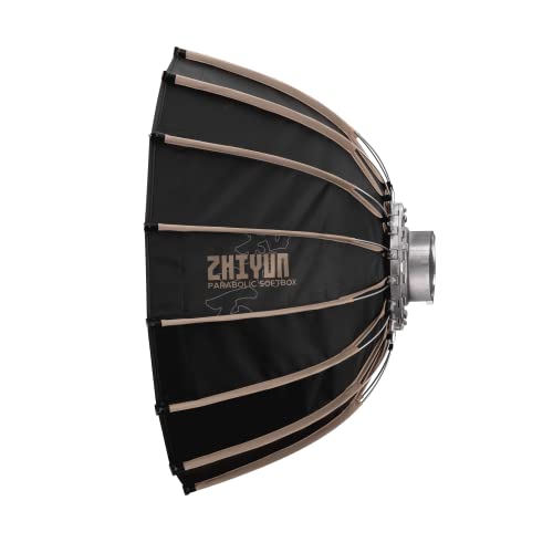Zhiyun Parabolico Softbox 60Cm Con Bowens Mount [Ufficiale], Diffusore Di Luce Per Zhiyun Molus X60 Rgb/ G60/ X100/ G200/ G300, Cinepeer Cx100, Compat