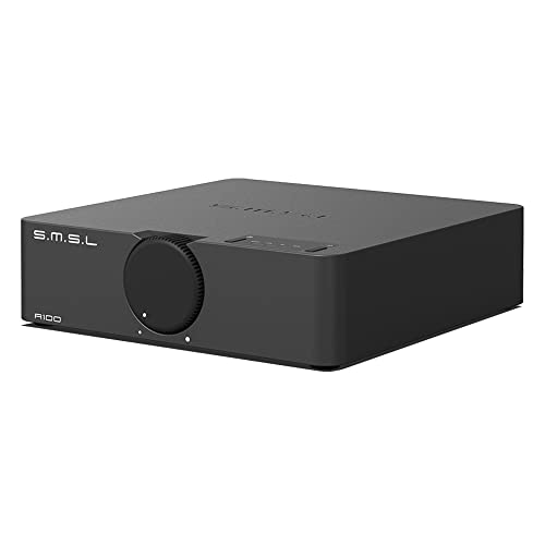 Smsl A100 Amplificatore Hifi, Amplificatore Audio Utilizza Il Chip Ma12070 Di Infineon, Supporto Multi-Dispositivo Usb, Bluetooth 5.0 Con Protezione D