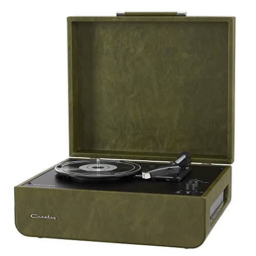Crosley Mercury Giradischi Vinili Con Bluetooth In/Out, Rca E Altoparlanti Stereo - Vintage Design Lettore Di Dischi A 3 Velocità - Per 7", 10" E 12"