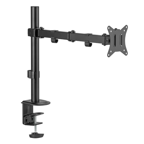 Lc-Power Braccio Monitor – Supporto Universale Per Monitor Fino A 32 Pollici, Compatibile Vesa Con Supporto A Morsetto C