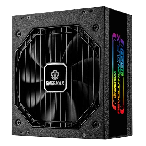 Alimentatore Enermax Revolution D.F. X Argb Atx3.0 Pci-E 5.0 Compact Gaming&Streaming Pc 1650W 80Plus Gold (Completamente Modulare, 2X 12Vhpwr, Semi-F
