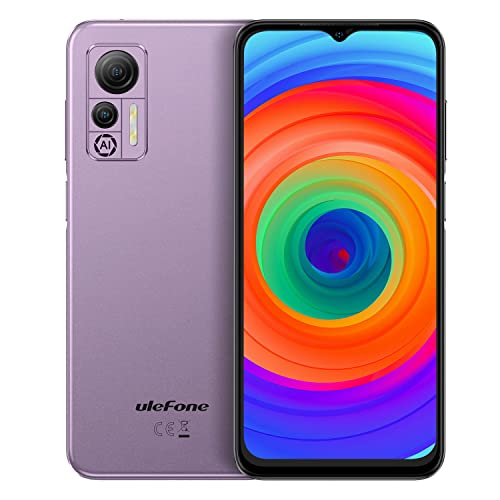 Ulefone 4G Telefono Cellulare Android 12 Note 14(64Gb), Slot Per 3 Schede, Quad Core 4Gb+64Gb, Smartphone Dual Sim, 6,52'' Hd+, Fotocamera 13Mp+5Mp, B