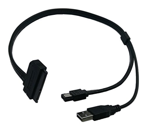 Zdycgtime 6,3 Cm Hard Disk Drive Sata 22Pin A Esata Dati Alimentazione Usb Cavo Adattatore,Compatibile Con Windows 8/7/10/Vista/Xp, Mac Os 9/10 E Altr