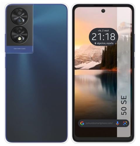 Tumundosmartphone Custodia In Silicone Tpu Trasparente Per Tcl 50 Se