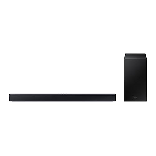 Samsung Soundbar Hw-C430/Zf Serie C, 3 Speaker, Subwoofer Incluso, Audio A 2.1 Canali, Adaptive Sound Lite, Black 2023