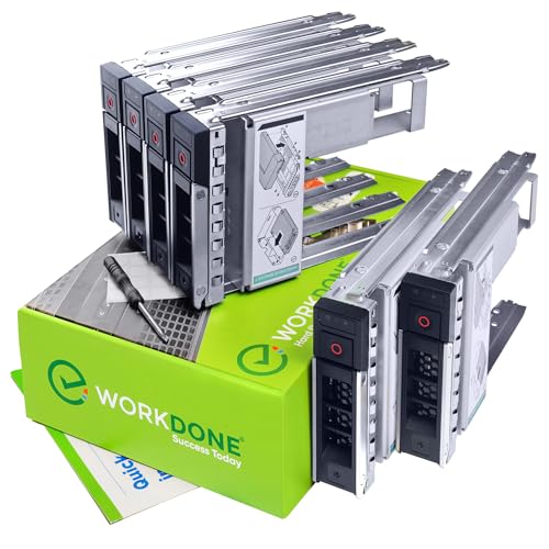 Workdone Confez. 6 - Caddy Disco Rigido 3,5" Con Adattatore Hdd 2,5" - Compatibile Con Server Dell Poweredge 14-15 Generazione Selezionati - Manuale -