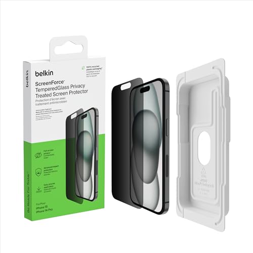 Belkin Screenforce Tempered Gl. Privacy Iphone 15/14Pro Ova147Zz