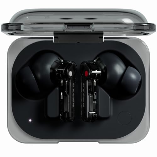 Nothing Ear (A) Cuffie Bluetooth Con Integrazione Di Chatgpt, Cancellazione Attiva Del Rumore Fino A 45 Db, Audio Hi-Res Con Ldac E Fino A 42.5 Ore Di